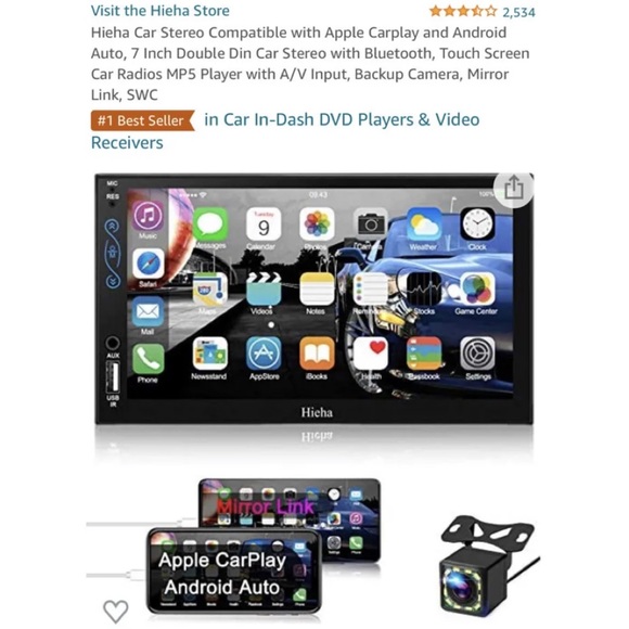 Other - Hieha Car Stereo, Bluetooth, Touchscreen